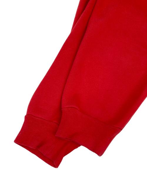 stussy（ステューシー）stussy (ステューシー) プリントプルオーバーパーカー レッド サイズ:Lの古着・服飾アイテム