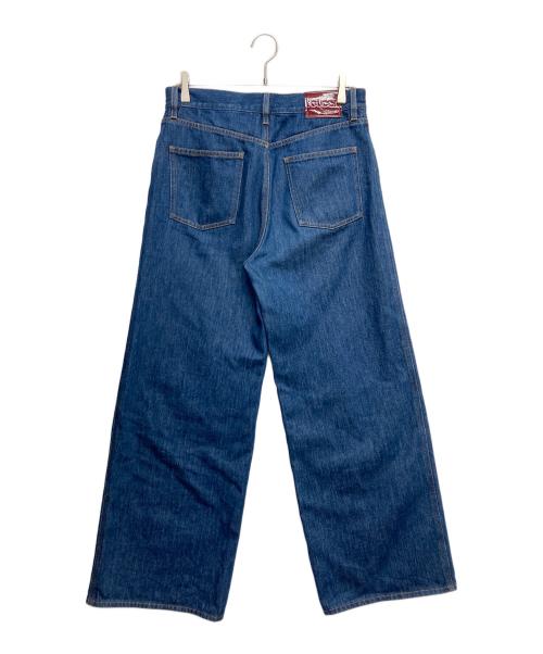 GUCCI（グッチ）GUCCI (グッチ) ワイドレッグデニムパンツ インディゴ サイズ:27の古着・服飾アイテム