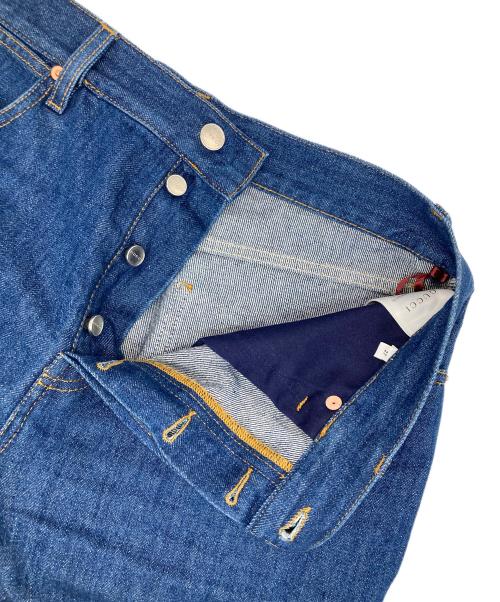 GUCCI（グッチ）GUCCI (グッチ) ワイドレッグデニムパンツ インディゴ サイズ:27の古着・服飾アイテム