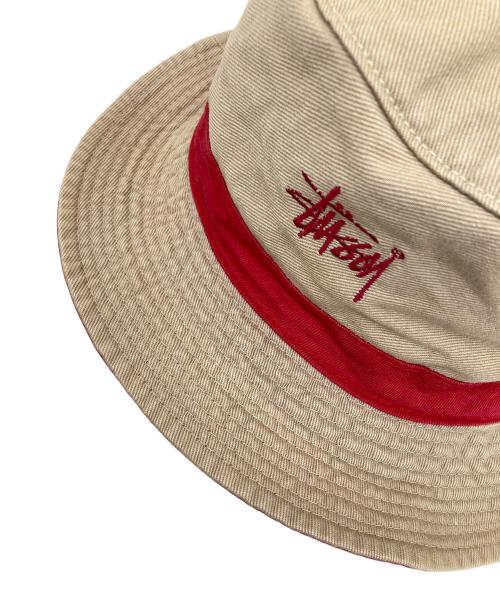 stussy（ステューシー）stussy (ステューシー) バケットハット ベージュの古着・服飾アイテム