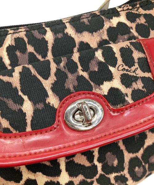 COACH（コーチ）COACH (コーチ) y2k レオパードショルダーバッグ ベージュの古着・服飾アイテム