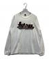 AVIREX（アヴィレックス）の古着「L/S VARSITY T-SHIRT LOGO & TORCH」｜ホワイト