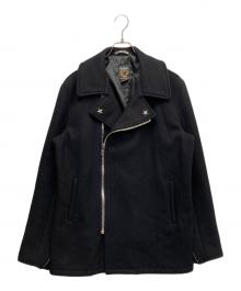 Schott（ショット）の古着「779 ウール ジップ ピーコート」｜ブラック