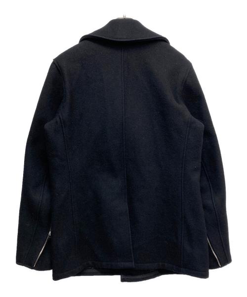Schott（ショット）Schott (ショット) 779 ウール ジップ ピーコート ブラック サイズ:42の古着・服飾アイテム