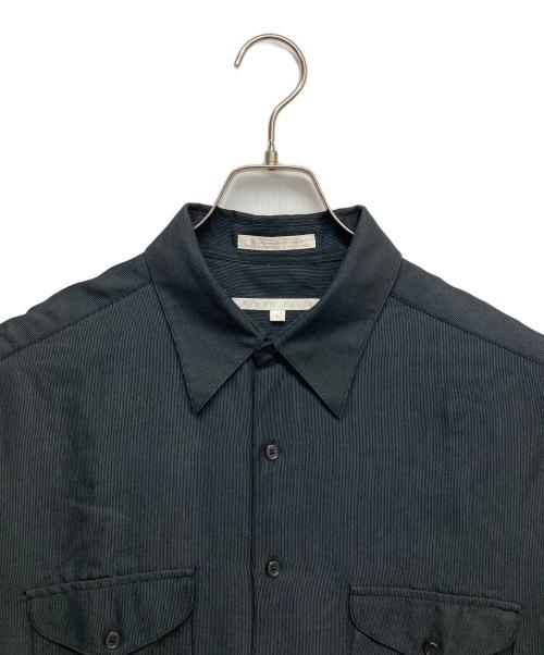 PERRY ELLIS（ペリーエリス）PERRY ELLIS (ペリーエリス) レーヨン長袖シャツ ブラック サイズ:Lの古着・服飾アイテム