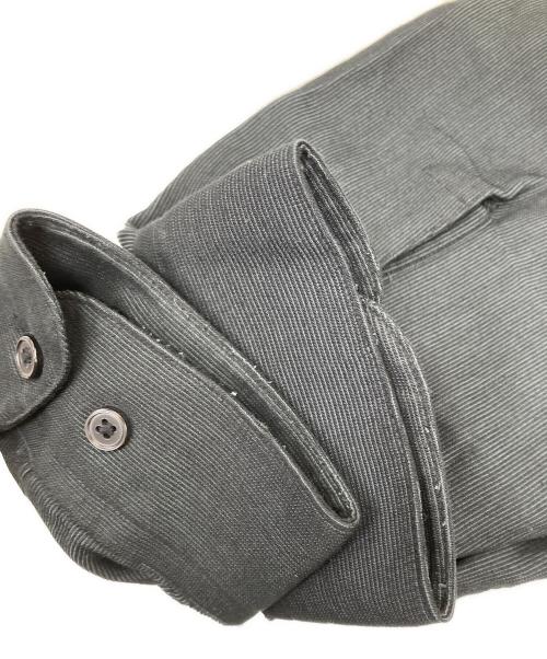 PERRY ELLIS（ペリーエリス）PERRY ELLIS (ペリーエリス) レーヨン長袖シャツ ブラック サイズ:Lの古着・服飾アイテム