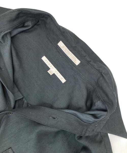 PERRY ELLIS（ペリーエリス）PERRY ELLIS (ペリーエリス) レーヨン長袖シャツ ブラック サイズ:Lの古着・服飾アイテム