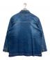 MARITHE+FRANCOIS GIRBAUD (マリテフランソワジルボー) ベルトデニムジャケット ブルー サイズ:XL：15000円