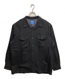 PENDLETON（ペンドルトン）の古着「90’sオープンカラーボードシャツ」｜ブラック