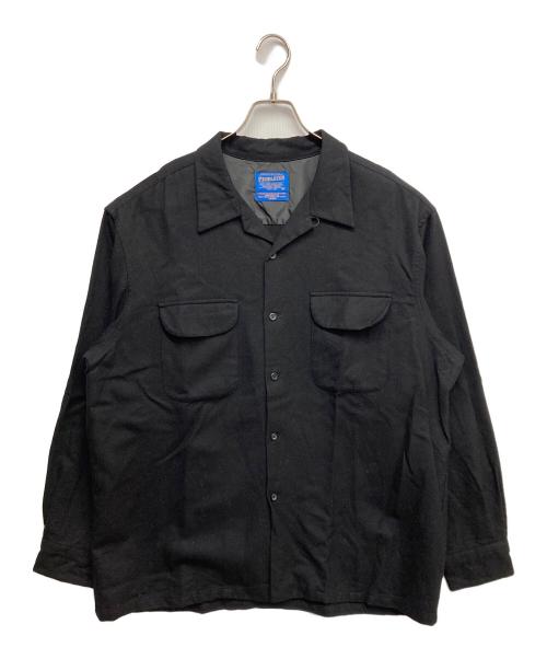 PENDLETON（ペンドルトン）PENDLETON (ペンドルトン) 90’sオープンカラーボードシャツ ブラック サイズ:XLの古着・服飾アイテム