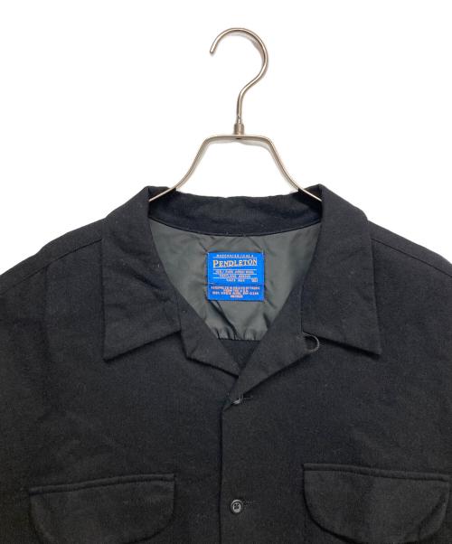 PENDLETON（ペンドルトン）PENDLETON (ペンドルトン) 90’sオープンカラーボードシャツ ブラック サイズ:XLの古着・服飾アイテム