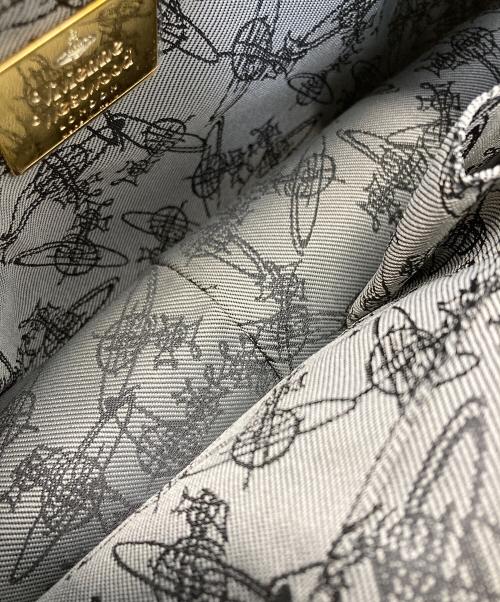 Vivienne Westwood（ヴィヴィアンウエストウッド）Vivienne Westwood (ヴィヴィアンウエストウッド) Yasmine bag　バッグ　ハンドバッグ イエローの古着・服飾アイテム