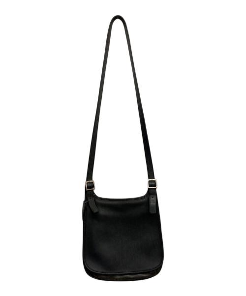 COACH（コーチ）COACH (コーチ) フラップショルダーバッグ ブラックの古着・服飾アイテム