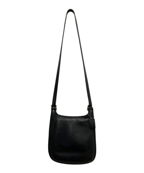 COACH（コーチ）COACH (コーチ) フラップショルダーバッグ ブラックの古着・服飾アイテム