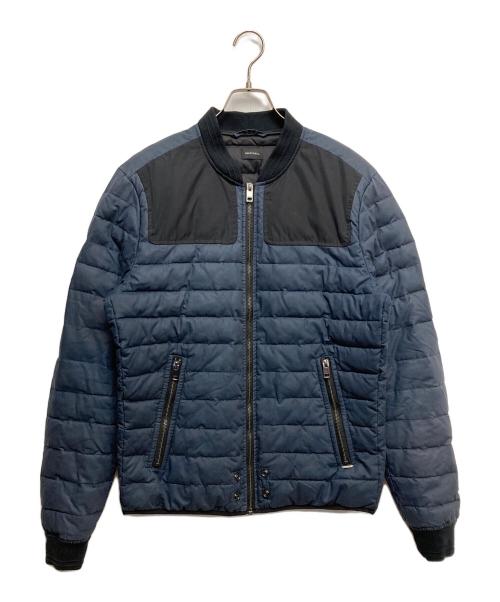 DIESEL（ディーゼル）DIESEL (ディーゼル) 中綿ジャケット ネイビー サイズ:Lの古着・服飾アイテム