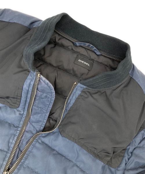 DIESEL（ディーゼル）DIESEL (ディーゼル) 中綿ジャケット ネイビー サイズ:Lの古着・服飾アイテム
