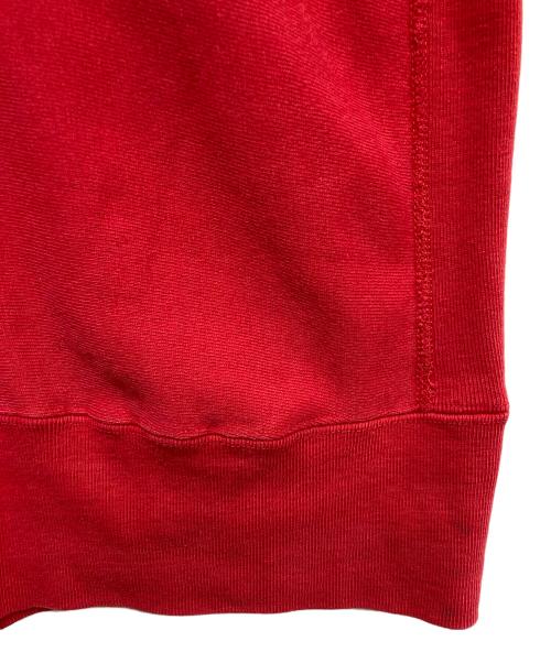 Champion REVERSE WEAVE（チャンピオン リバース ウィーブ）Champion REVERSE WEAVE (チャンピオン リバース ウィーブ) 三段カレッジロゴリバースウィーブスウェット レッド サイズ:ＸＬの古着・服飾アイテム