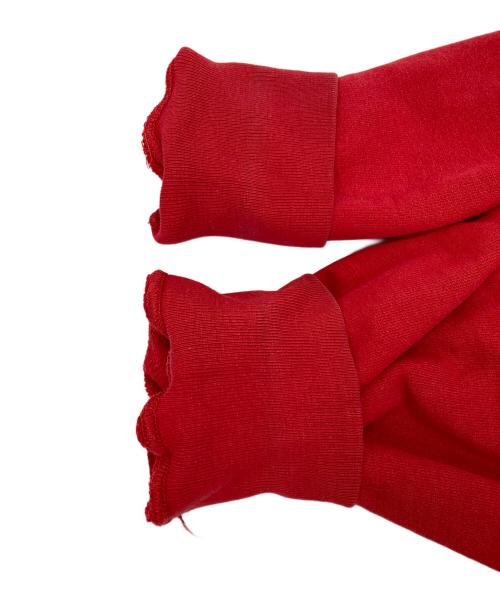 Champion REVERSE WEAVE（チャンピオン リバース ウィーブ）Champion REVERSE WEAVE (チャンピオン リバース ウィーブ) 三段カレッジロゴリバースウィーブスウェット レッド サイズ:ＸＬの古着・服飾アイテム