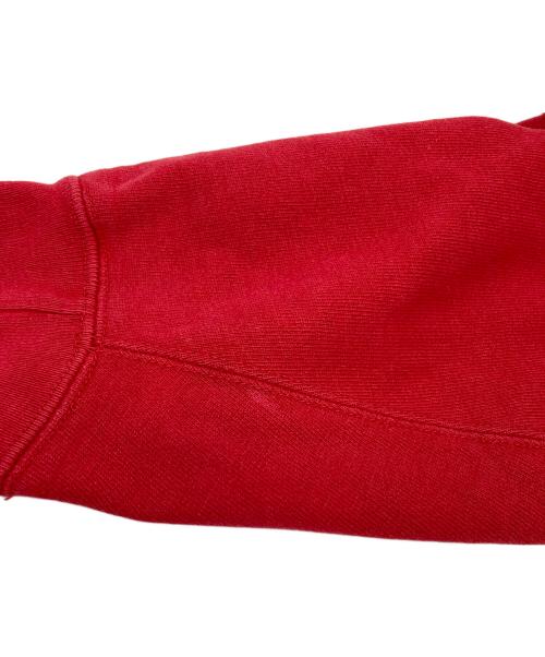 Champion REVERSE WEAVE（チャンピオン リバース ウィーブ）Champion REVERSE WEAVE (チャンピオン リバース ウィーブ) 三段カレッジロゴリバースウィーブスウェット レッド サイズ:ＸＬの古着・服飾アイテム