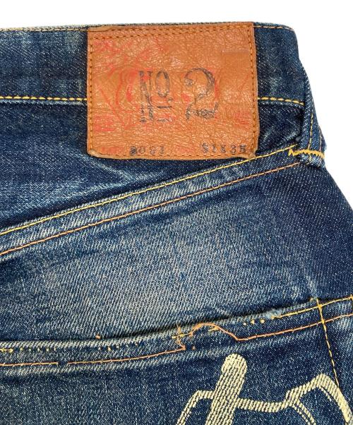 EVISU（エヴィス）EVISU (エヴィス) 2001カモメプリントデニムパンツ ブルー サイズ:78.5㎝　W31の古着・服飾アイテム