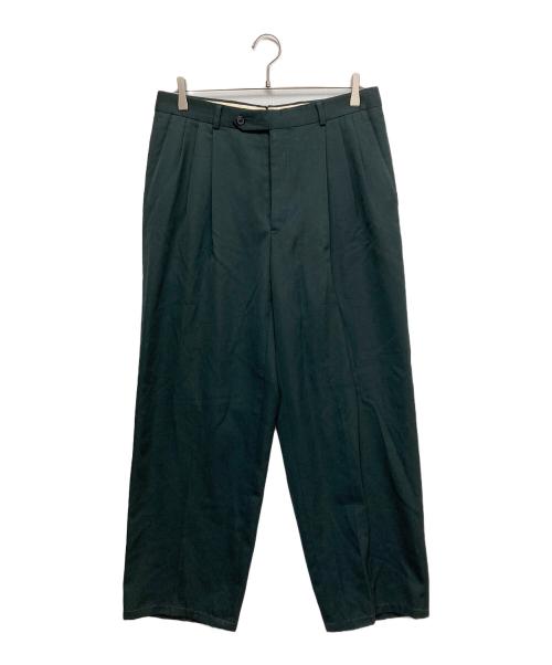GIVENCHY MONSIEUR（ジバンシイ ムッシュ）GIVENCHY MONSIEUR (ジバンシイ ムッシュ) スリータックスラックス グリーン サイズ:33Rの古着・服飾アイテム