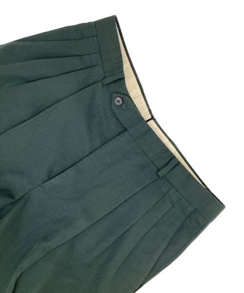GIVENCHY MONSIEUR（ジバンシイ ムッシュ）GIVENCHY MONSIEUR (ジバンシイ ムッシュ) スリータックスラックス グリーン サイズ:33Rの古着・服飾アイテム