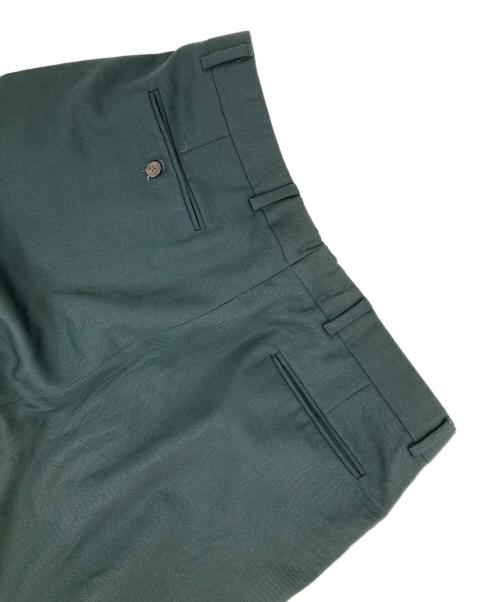 GIVENCHY MONSIEUR（ジバンシイ ムッシュ）GIVENCHY MONSIEUR (ジバンシイ ムッシュ) スリータックスラックス グリーン サイズ:33Rの古着・服飾アイテム