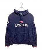 POLO RALPH LAURENポロ・ラルフローレン）の古着「LONDON オリンピックフーディ」｜ネイビー