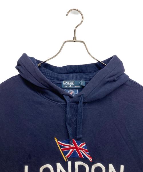 POLO RALPH LAUREN（ポロ・ラルフローレン）POLO RALPH LAUREN (ポロ・ラルフローレン) LONDON オリンピックフーディ ネイビー サイズ:XXLの古着・服飾アイテム