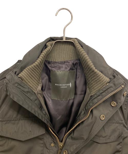 MACKINTOSH LONDON（マッキントッシュ ロンドン）MACKINTOSH LONDON (マッキントッシュ ロンドン) M-65型  ダウンジャケット グリーン サイズ:Lの古着・服飾アイテム