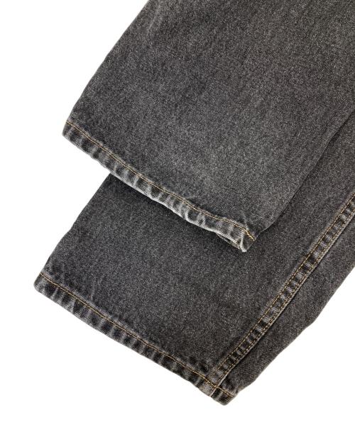 L.L.Bean（エルエルビーン）L.L.Bean (エルエルビーン) 先染めデニムパンツ ブラック サイズ:34×32の古着・服飾アイテム