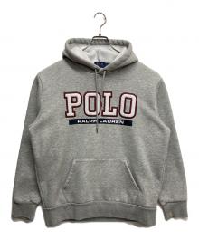 POLO RALPH LAUREN（ポロ・ラルフローレン）の古着「スウェットプルオーバーパーカー」｜グレー