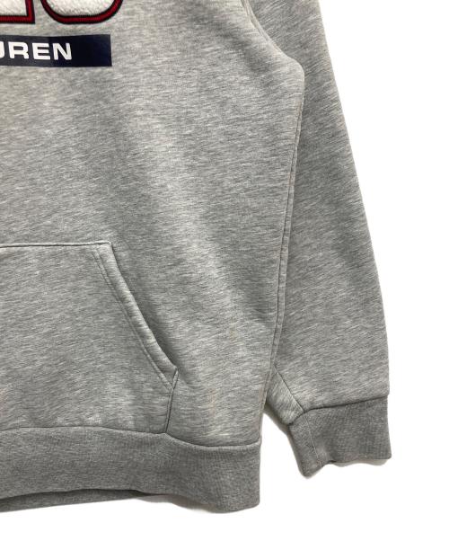 POLO RALPH LAUREN（ポロ・ラルフローレン）POLO RALPH LAUREN (ポロ・ラルフローレン) スウェットプルオーバーパーカー グレー サイズ:Lの古着・服飾アイテム
