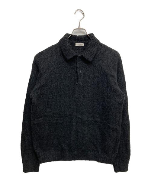 BEAUTY&YOUTH（ビューティーアンドユース）BEAUTY&YOUTH (ビューティーアンドユース) ニットポロシャツ ブラック サイズ:Mの古着・服飾アイテム