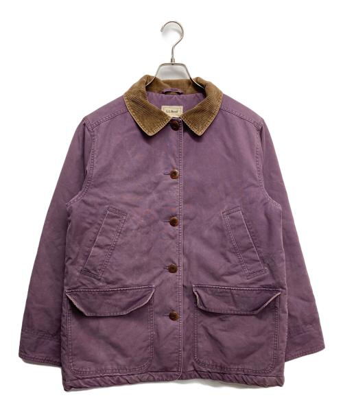 L.L.Bean（エルエルビーン）L.L.Bean (エルエルビーン) 襟コーデュロイハンティングジャケット パープル サイズ:Mの古着・服飾アイテム