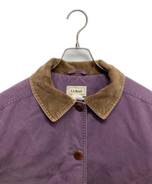 L.L.Bean（エルエルビーン）L.L.Bean (エルエルビーン) 襟コーデュロイハンティングジャケット パープル サイズ:Mの古着・服飾アイテム