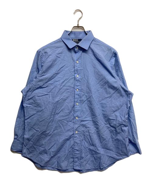 POLO RALPH LAUREN（ポロ・ラルフローレン）POLO RALPH LAUREN (ポロ・ラルフローレン) ロングスリーブシャツ ブルー サイズ:18の古着・服飾アイテム