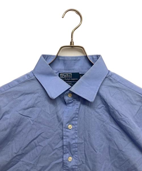 POLO RALPH LAUREN（ポロ・ラルフローレン）POLO RALPH LAUREN (ポロ・ラルフローレン) ロングスリーブシャツ ブルー サイズ:18の古着・服飾アイテム