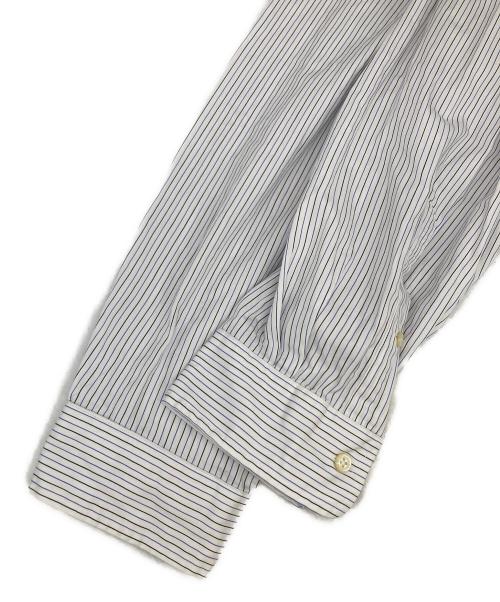 POLO RALPH LAUREN（ポロ・ラルフローレン）POLO RALPH LAUREN (ポロ・ラルフローレン) BDストライプシャツ ブルー サイズ:18 1/2の古着・服飾アイテム