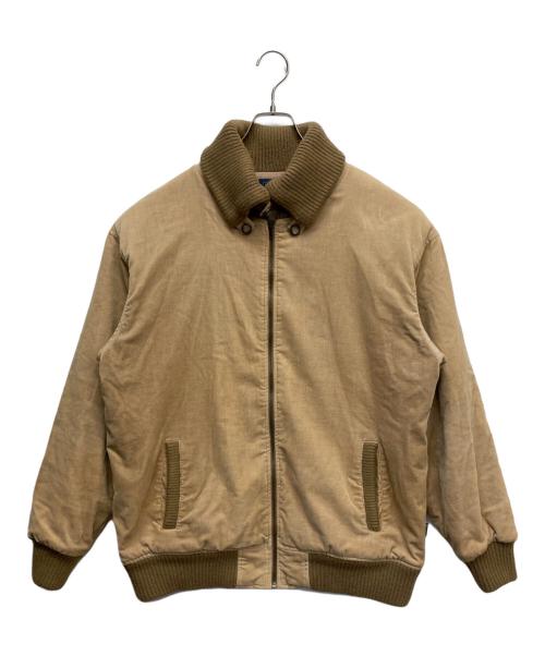 WOOLRICH（ウールリッチ）WOOLRICH (ウールリッチ) ニットカラージップアップジャケット ベージュ サイズ:Lの古着・服飾アイテム
