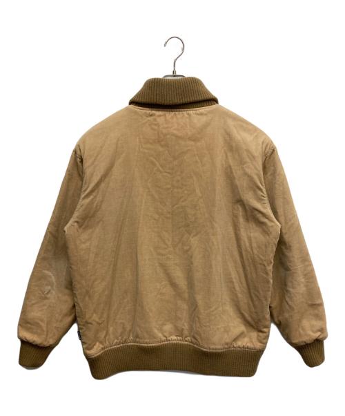 WOOLRICH（ウールリッチ）WOOLRICH (ウールリッチ) ニットカラージップアップジャケット ベージュ サイズ:Lの古着・服飾アイテム
