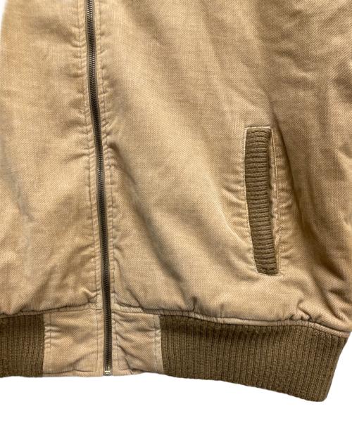 WOOLRICH（ウールリッチ）WOOLRICH (ウールリッチ) ニットカラージップアップジャケット ベージュ サイズ:Lの古着・服飾アイテム