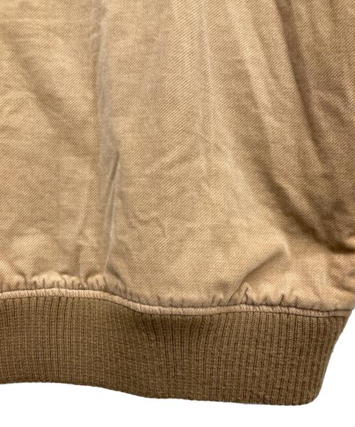 WOOLRICH（ウールリッチ）WOOLRICH (ウールリッチ) ニットカラージップアップジャケット ベージュ サイズ:Lの古着・服飾アイテム