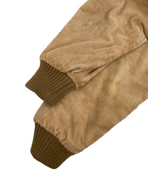 WOOLRICH（ウールリッチ）WOOLRICH (ウールリッチ) ニットカラージップアップジャケット ベージュ サイズ:Lの古着・服飾アイテム