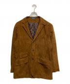 POLO RALPH LAURENポロ・ラルフローレン）の古着「スエードテーラードジャケット」｜ブラウン