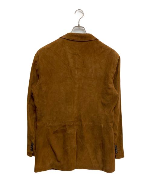 POLO RALPH LAUREN（ポロ・ラルフローレン）POLO RALPH LAUREN (ポロ・ラルフローレン) スエードテーラードジャケット ブラウン サイズ:42Rの古着・服飾アイテム