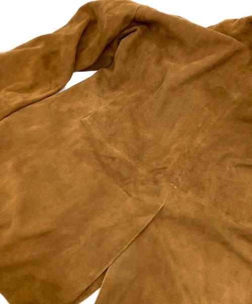 POLO RALPH LAUREN（ポロ・ラルフローレン）POLO RALPH LAUREN (ポロ・ラルフローレン) スエードテーラードジャケット ブラウン サイズ:42Rの古着・服飾アイテム