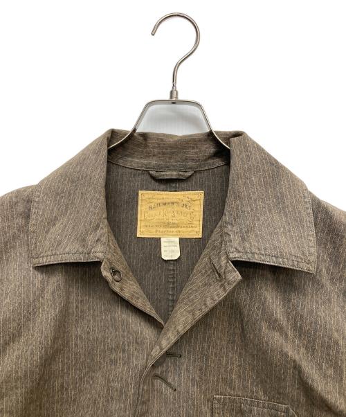 RRL（ダブルアールエル）RRL (ダブルアールエル) RAILMAN'S JKT　アウター　ジャケット ブラウン サイズ:42の古着・服飾アイテム