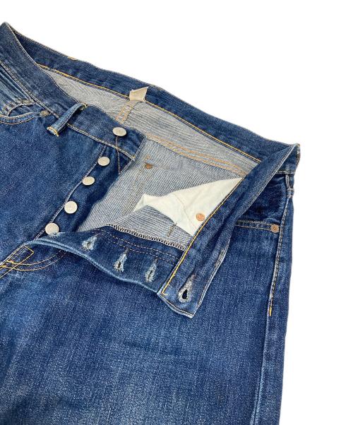 RRL（ダブルアールエル）RRL (ダブルアールエル) スリムフィットセルビッジデニムパンツ ブルー サイズ:86　W34の古着・服飾アイテム