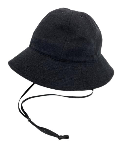 COMOLI（コモリ）COMOLI (コモリ) シルクネップ ハット ネイビーの古着・服飾アイテム